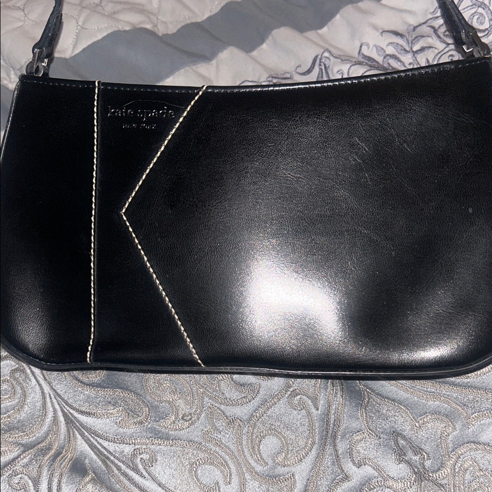 Kate Spade Black Leather Shoulder Bag